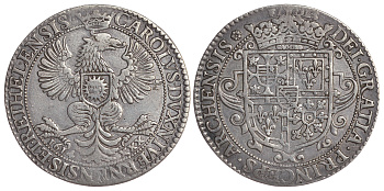 Невер и Ретель 1 экю (30 су) 1614 Чарльз II Dav. 3833, PdA 6124 серебро 10-009-55