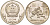 Китай 20 юаней 1980 Олимпийские игры 1980, борьба KM 34 серебро PROOF 02-117-55