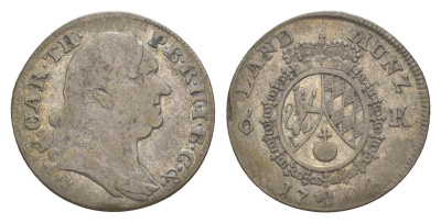 Бавария 6 крейцеров 1794 KM 622 серебро 1522-1233