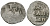 ВЕЛИКОЕ КНЯЖЕСТВО МОСКОВСКОЕ ДЕНГА 1535-1547 ИВАН IV ВАСИЛЬЕВИЧ, МОСКОВСКИЙ МОНЕТНЫЙ ДВОР, 0,36 ГР ГиК №43 серебро 262-729
