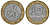 Франция 10 франков 1989 тип гений Бастилии KM 964.1, Le Franc 375.3 биметалл  45-632