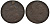 Великобритания 1/2 пенни 1775 Георг III (1760-1820) KM 601, Spink 3774 медь 1523-943