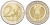 ГЕРМАНИЯ 2 ЕВРО 2003 D KM 214 биметалл 4543-454