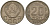 СССР 20 копеек 1955 Федорин 103 медно-никель 4156-1227