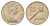 Фиджи 10 центов 1975 Елизавета II (1952-2022), булава KM 30 медно-никель 4698-1126