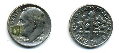 США 1 ДАЙМ 1985 46-159