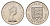 Джерси 5 пенсов 1980 герб, Елизавета II (1952-2022) KM 32 медно-никель UNC 4118-345