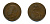 Великобритания 1 пенни 1921 Георг V (1910-1936) KM 810, Spink 4051 бронза 47-542