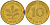 ФРГ 10 пфеннигов 1995 A J. 383, KM 108 сталь плакированная латунью    4603-715