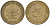 ФРГ 5 пфеннигов 1950 D KM 107, J. 382 сталь плакированная латунью 55-1236