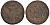 Россия 1 деньга 1740 медь 51-3455