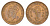 Цейлон 1 цент 1945 KM 111a бронза 4595-113