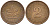 ФРГ 2 ПФЕННИГА 1964 G KM 106, J.381 бронза 4547-1139