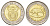 ЮАР 5 рандов 2011 KM 506 биметалл UNC 4626-913