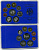 ФРГ госнабор из 9 монет 1976 D    PROOF  1-6-1-42