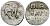ВЕЛИКОЕ КНЯЖЕСТВО МОСКОВСКОЕ ДЕНГА 1535 - 1547 ИВАН IV ВАСИЛЬЕВИЧ, МОСКОВСКИЙ МОНЕТНЫЙ ДВОР, 0,34 ГР ГиК №41 серебро 262-842