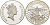 Олдерни 5 фунтов 2000 миллениум KM 26 серебро  PROOF  1078-1-14