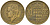 Монако 20 франков 1950 Ренье III (1949-2005) KM 131 алюминиевая бронза 4544-821
