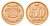 Дания 50 эре 2016 Маргрете II (1972-2024) KM 866 бронза UNC 80-919