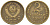 СССР 2 копейки 1957 Федорин 102 алюминиевая бронза 4189-658