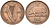 Ирландия 1/2 пенни 1935 свинья с поросятами KM 2 бронза 4561-1125