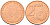 Нидерланды 2 евроцента 2004  КМ 235 сталь плакированная медью UNC   4160-1142