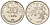 Хорватия 20 лип 1999 нечетный год KM 7 сталь плакированная никелем  UNC  4124-1255