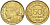 ФРАНЦИЯ 50 САНТИМОВ 1932 ТИП MORLON, OPEN 9, С ЯГОДОЙ KM 894.1, LE FRANC 192.7 алюминиевая бронза 44-731