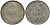 ГЕРМАНИЯ 1/2 МАРКИ 1918 E J. 16, KM 17 серебро UNC 65-313