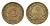 Турция 5 курушей 1951 KM 887 латунь 45-1221