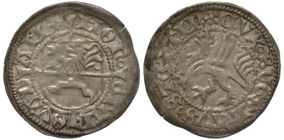 Померания, Дамм 1 шиллинг 1498 Богуслав X (1478-1523), вес 1,25 гр. серебро 1516-912