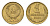 СССР 1 копейка 1989 Y 126a латунь UNC 4684-536