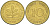 ФРГ 10 ПФЕННИГОВ 1981 D KM 108, J. 383 сталь плакированная латунью 219-535