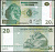 ДР Конго 20 франков 2003 львы Pick 94 a бумага UNC (пресс) 7183-40-2-1