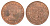 Джерси 2 пенса 1984 Елизавета II (1952-2022), Сент-Хелиер KM 55 бронза 4652-535