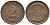 ГЕРМАНИЯ 2 РЕНТЕНПФЕННИГА 1924 E KM 31, J. 307 бронза 24-651