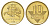 Литва 10 центов 1998 KM 106 никель латунь UNC 4625-566