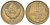 СССР 1 копейка 1985 Y 126a, Schon 75a латунь 4613-562