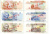 Приднестровье 1, 5, 10, 25, 50 и 100 рублей 2000 образец, specimen, 6 банкнот Pick 34 s, 35 s, 36 s, 37 s, 38 s, 39 s, Сергеев 35s, 36s, 37s, 38s, 39s, 40s бумага UNC (пресс) 451-8-2