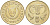 Кипр 5 центов 1994 голова быка KM 55.3 никель латунь    4595-935
