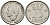 Нидерланды 25 центов 1948 Вильгельмина (1890-1948) KM 178 никель 96-115