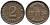 ГЕРМАНИЯ 2 РЕЙХСПФЕННИГА 1924 J KM 38, J. 314 бронза 24-726