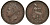 Великобритания 1 фартинг 1829 Георг IV (1820-1830) KM 697, Spink 3825 медь 4556-356