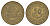Тунис 50 миллимов 1960 AH 1380 KM 308 латунь 4656-756