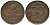 ЛАТВИЯ 2 САНТИМА 1932 ПЕРВАЯ РЕСПУБЛИКА (1918-1939) KM 2 бронза 100-1226