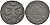 РОССИЯ ДЕНЬГА 1741 ИОАНН АНТОНОВИЧ (1740-1741), Биткин 44, РОЗЕТКА В ВИДЕ ГВОЗДИКИ KM 188 медь 155-436
