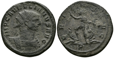 Римская Империя антониниан 274 Аврелиан ORIENS AVG Сердика Very fine RIC 278 бронза 1073-6-85