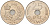 ДАНИЯ 25 ЭРЕ 1983 R; B, МАРГРЕТЕ II (1972-) KM 861.3 медно-никель 4566-546