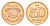 Дания 50 эре 2016 Маргрете II (1972-2024) KM 866 бронза UNC 76-558