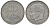 ФРГ 2 марки 1958 F, Макс Планк KM 116, J. 392 медно-никель плакированный никелем 4680-941